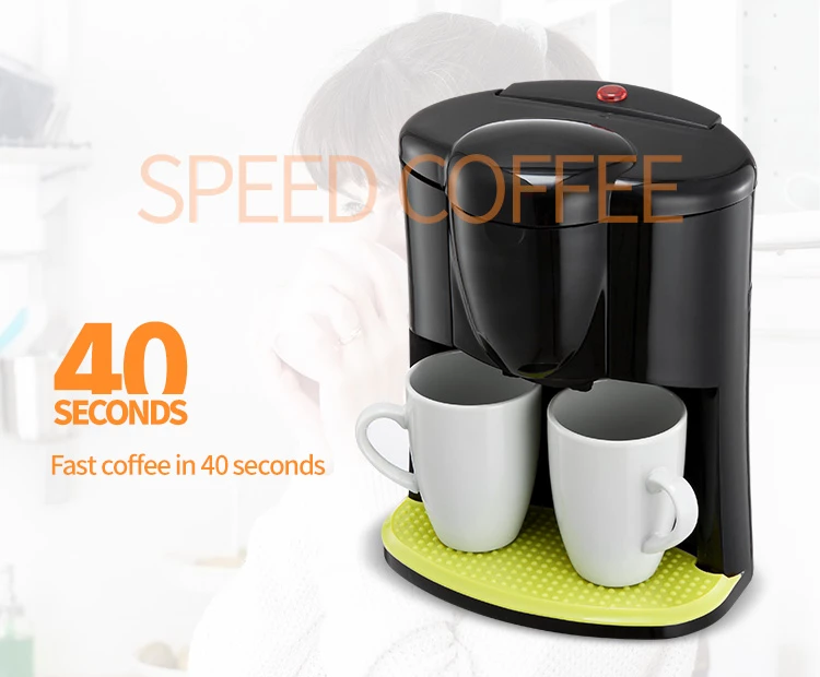 CM0231 Dual Cup Automatic Drip Coffee Maker With Filter