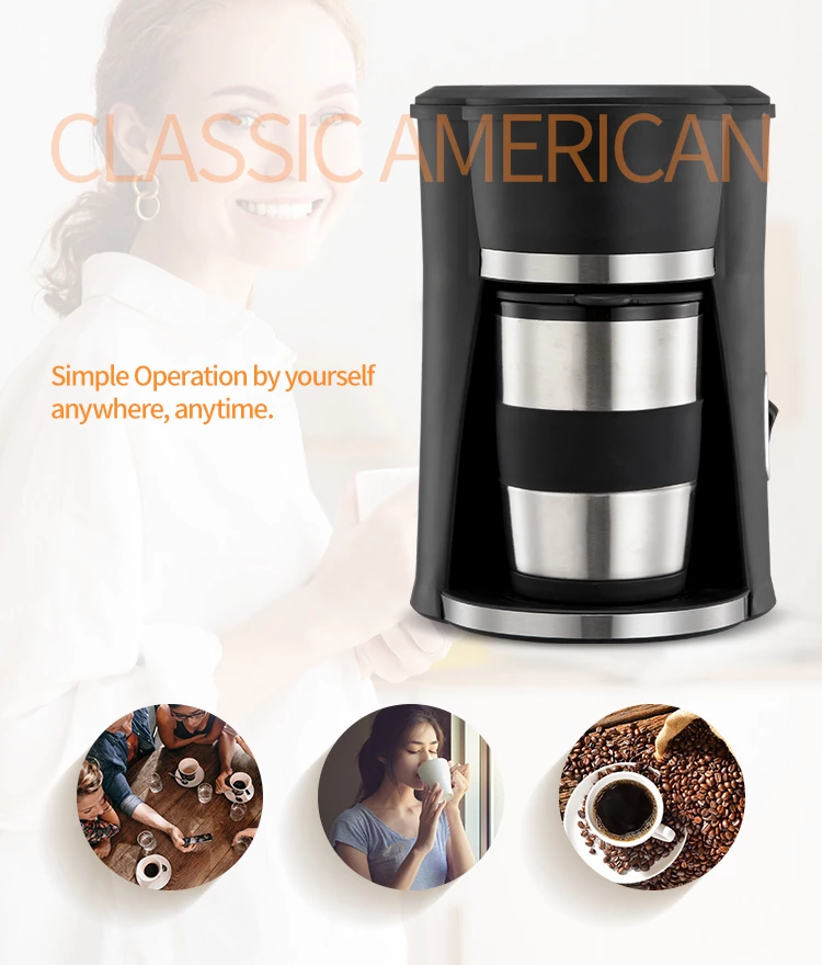 DESUNG Hotel Home Single Cup Drip Coffee Maker