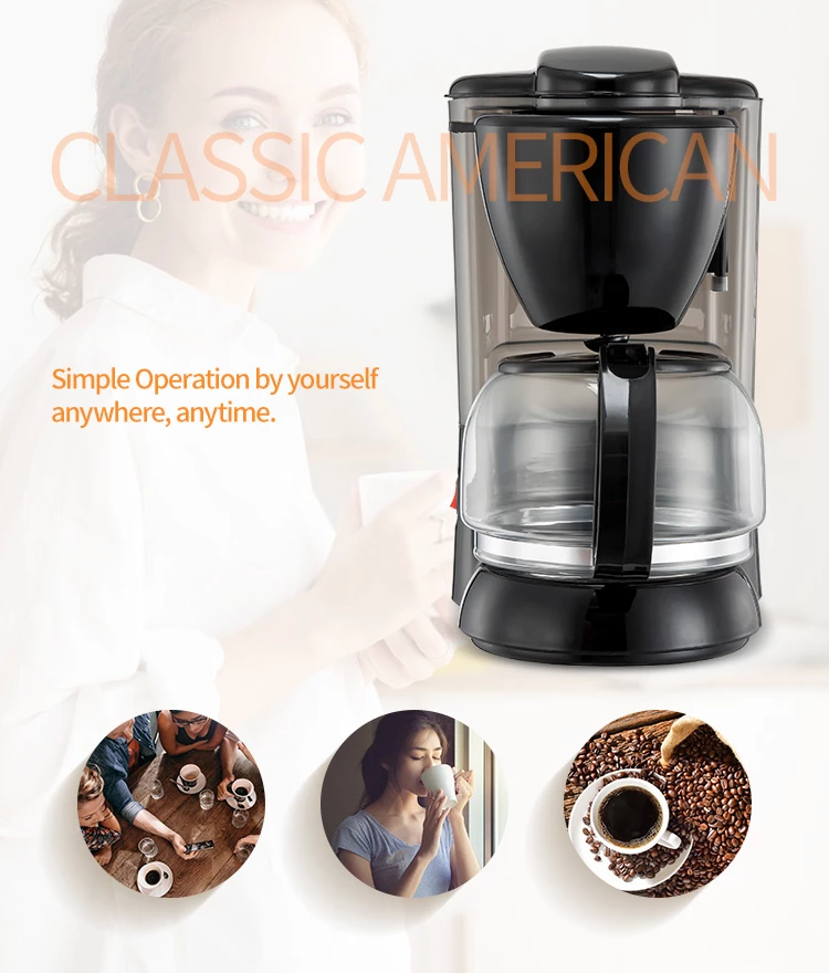 DESUNG Commercial Portable Electric Drip Coffee Maker